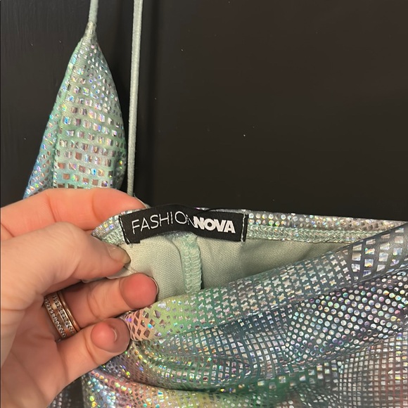 Fashion Nova Multicolor Sequin Dress - Picture 2 of 4